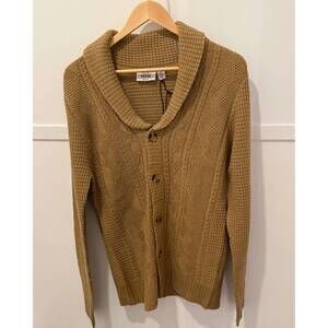 NEW HEDGE men's mel sweater in copper